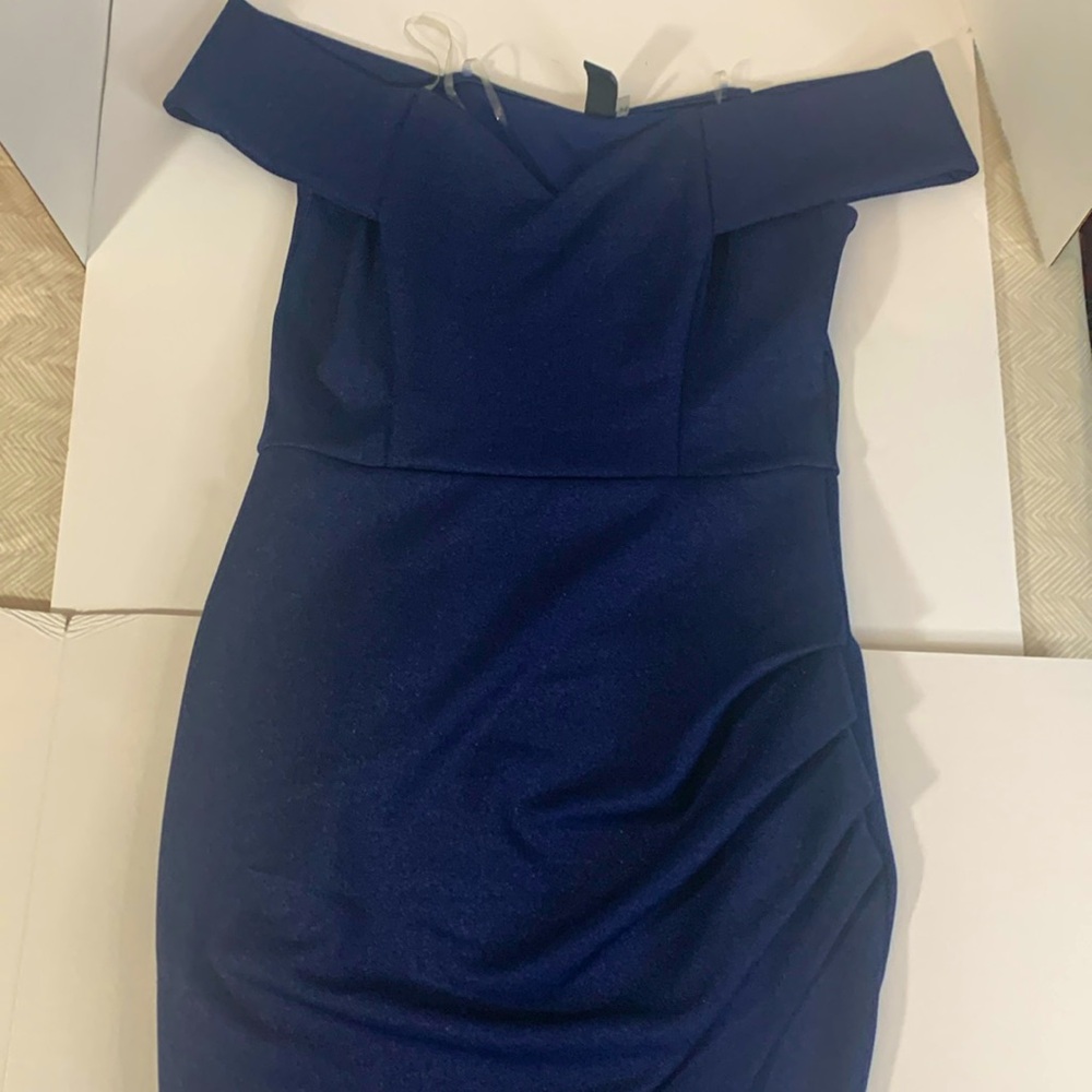 Women Royal blue midi dress size S